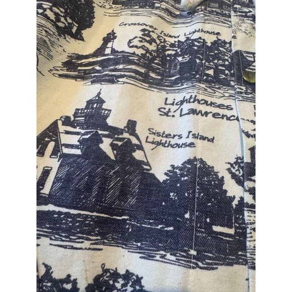 VTG Michigan Rag Co Lighthouse Hooded Jacket NWT – Men’s Medium / Unisex Coastal - Picture 11 of 16